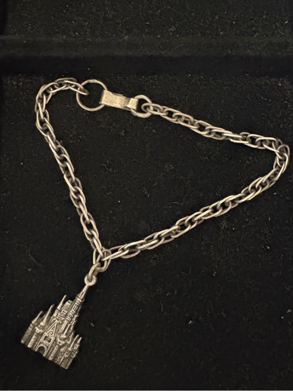 Disney Cinderella’s Castle Vintage Charm Sterling
